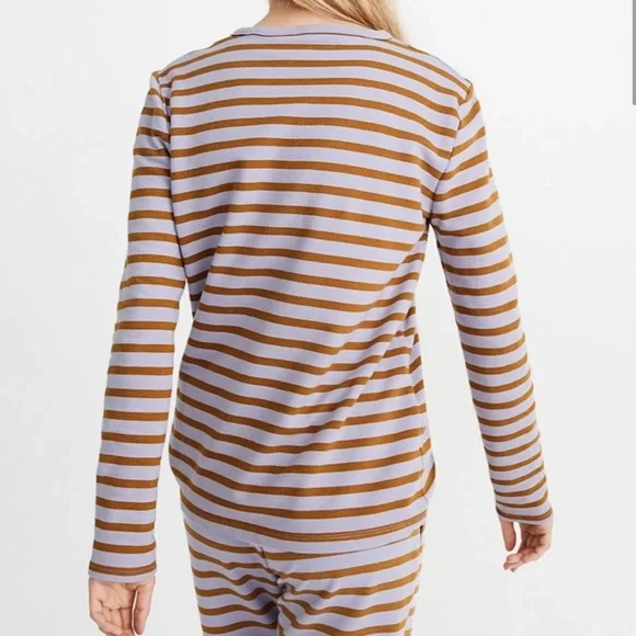 Madewell Stripe Long Sleeve Top - Picture 3 of 6